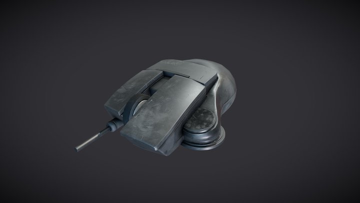 Elecom Laser Sensor Mouse 3D Model