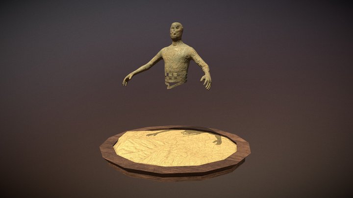 Sand Monster Concept 3D Model