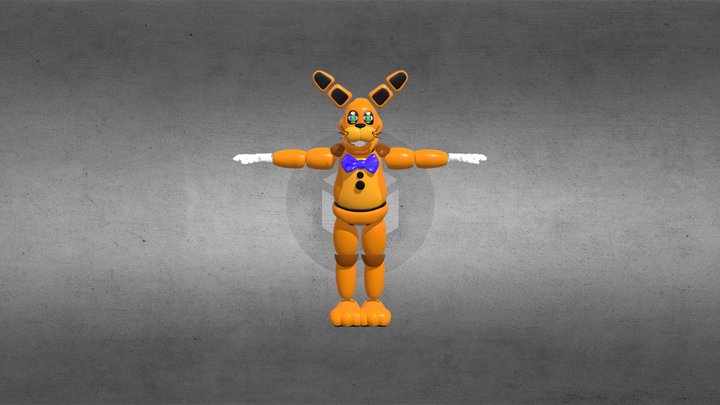 Yellow Rabbit Recksito 3D Model