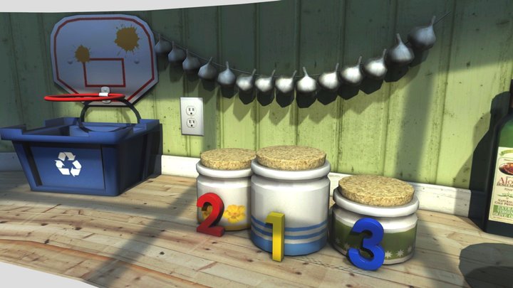 table top racing podium – Gratis 3D-model STL