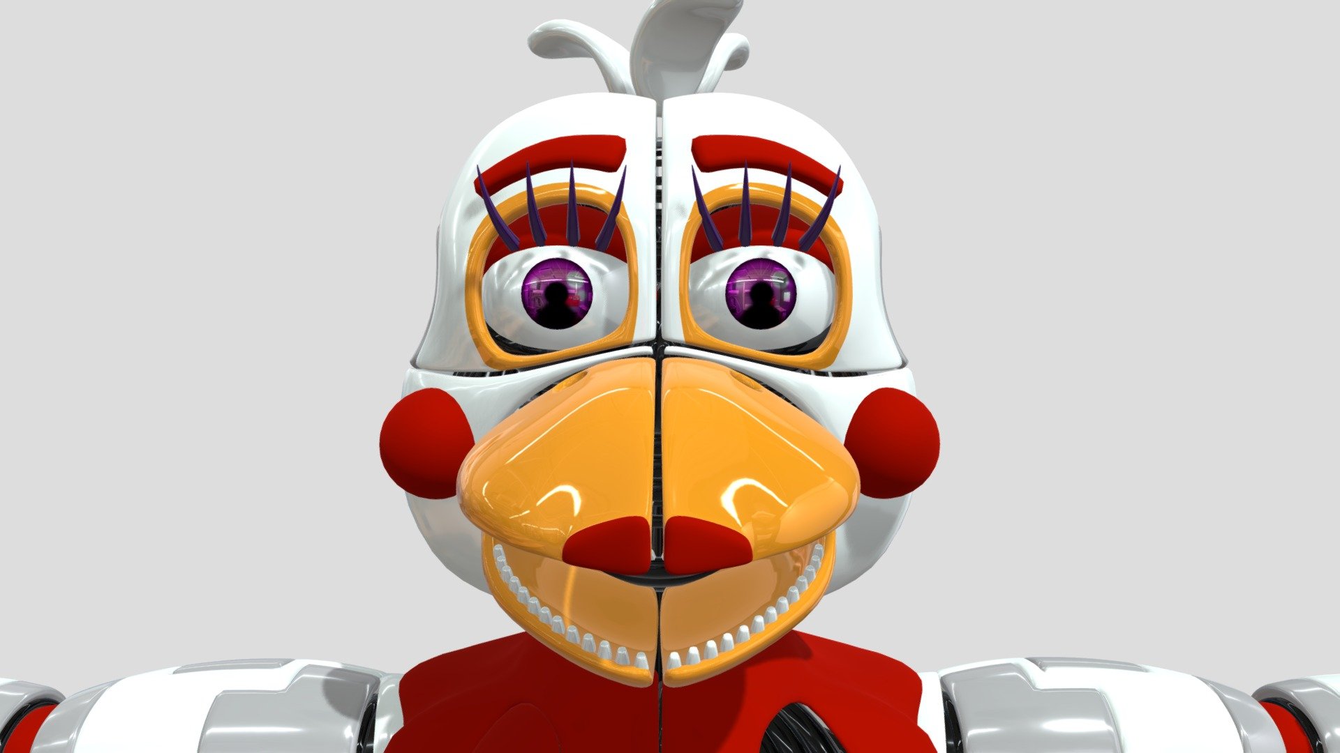 Funtime chica - Download Free 3D model by puploora (@jamie.t.wise) [b4eadc9]