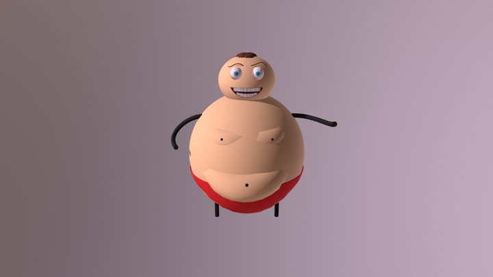 Fat Baby - Dave III 3D Model
