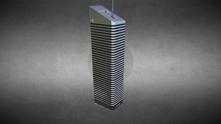 INCITY Tower - Lyon Part-Dieu 3D Model