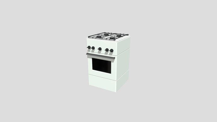 Gas Stove / Газова Плита 3D Model