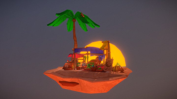 Gecko Tea & Sweets | DAE Bazaar 3D Model