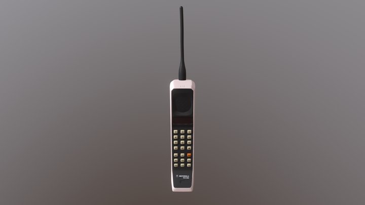 Motorola DYNA T-A-C 8000x 3D Model