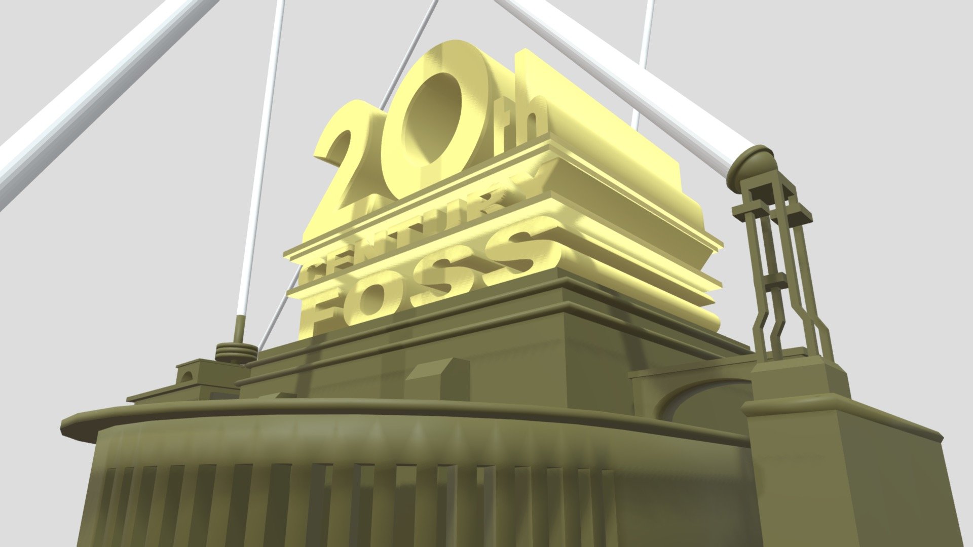 20th Century Foss Logo - Download Free 3D model by David Andjelkovic ...