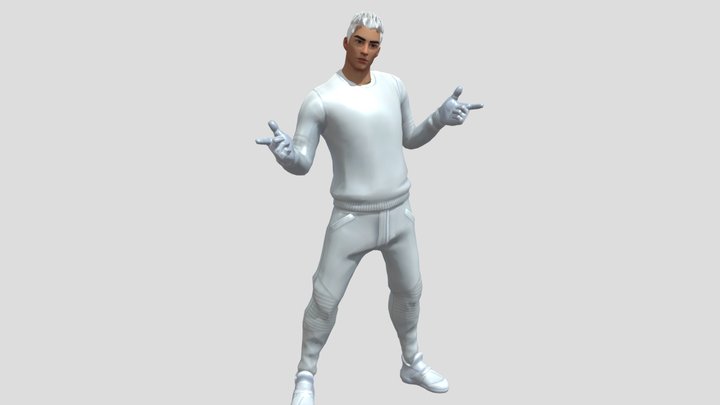 fortnite_marshmellow_skin__item_shop_skin – Modello 3D gratuito STL