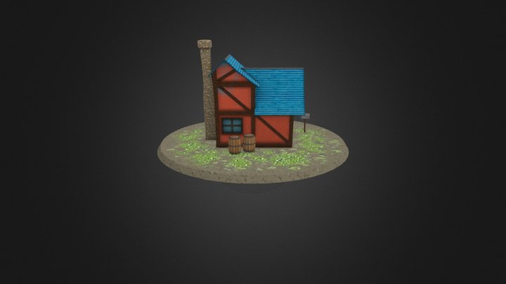 Fantasy house 3D Model