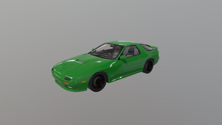 1989 Mazda Savvana rx7 3D Model