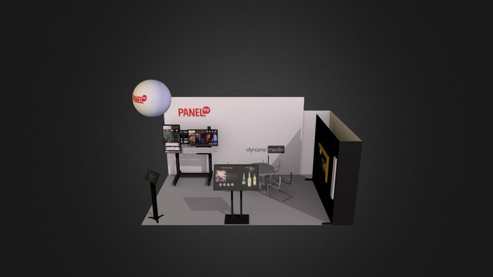 booth 3D Model