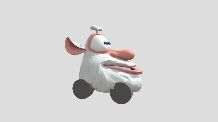 Booba Car 3D Model