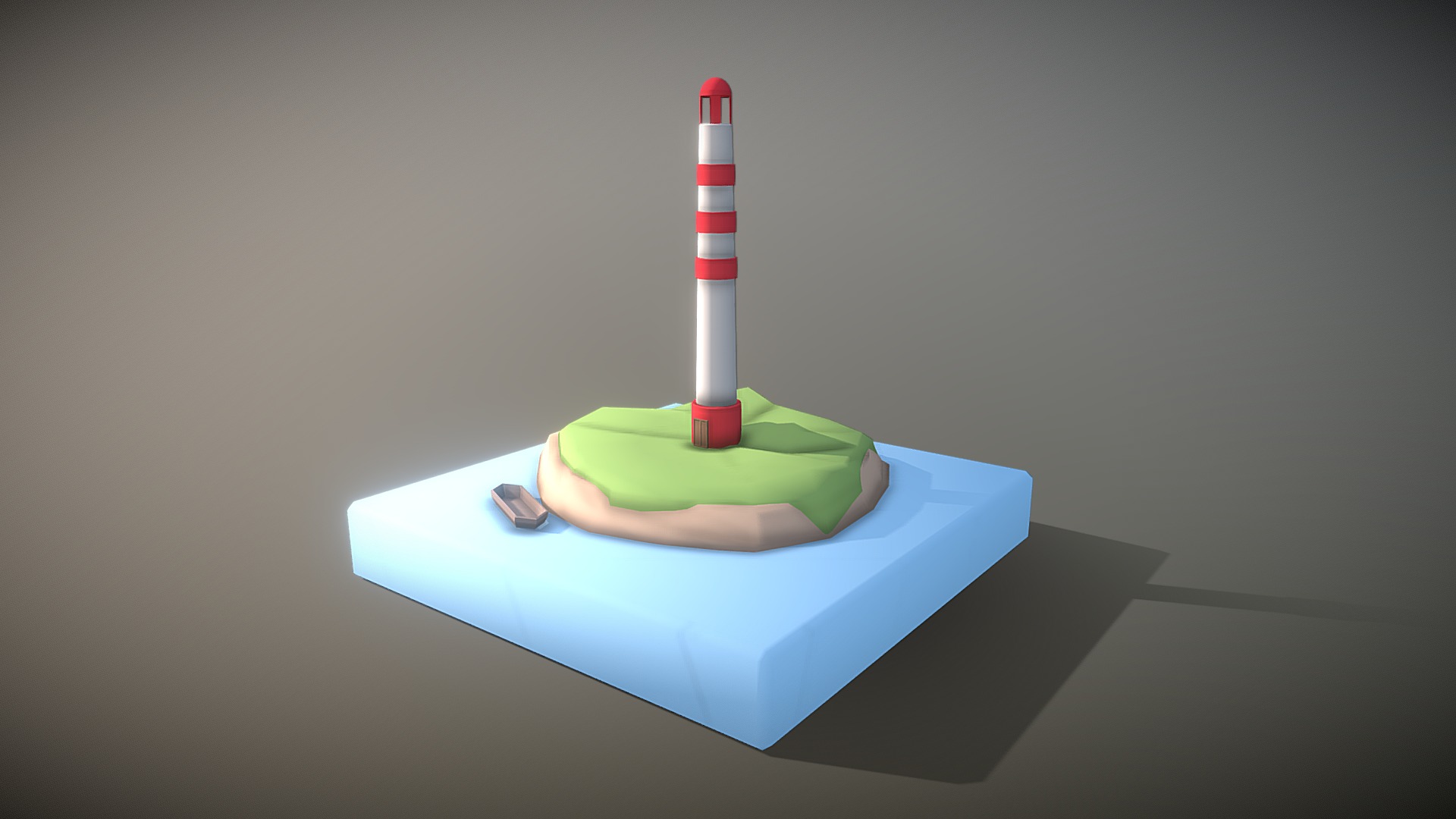 3D model Light House Low Poly – Lighthouse challenge - This is a 3D model of the Light House Low Poly - Lighthouse challenge. The 3D model is about icon.
