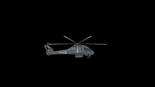 Helicopter 3D Model