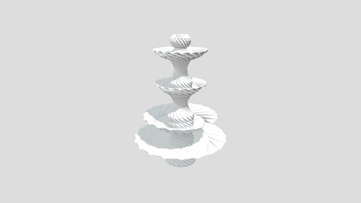 Water Fountain 3D Model