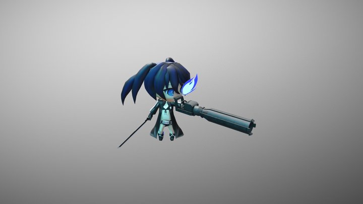 Nendoroid Black Rock Shooter 3D Model