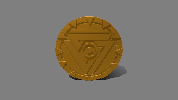Degenesis Gold Coin Last 3D Model