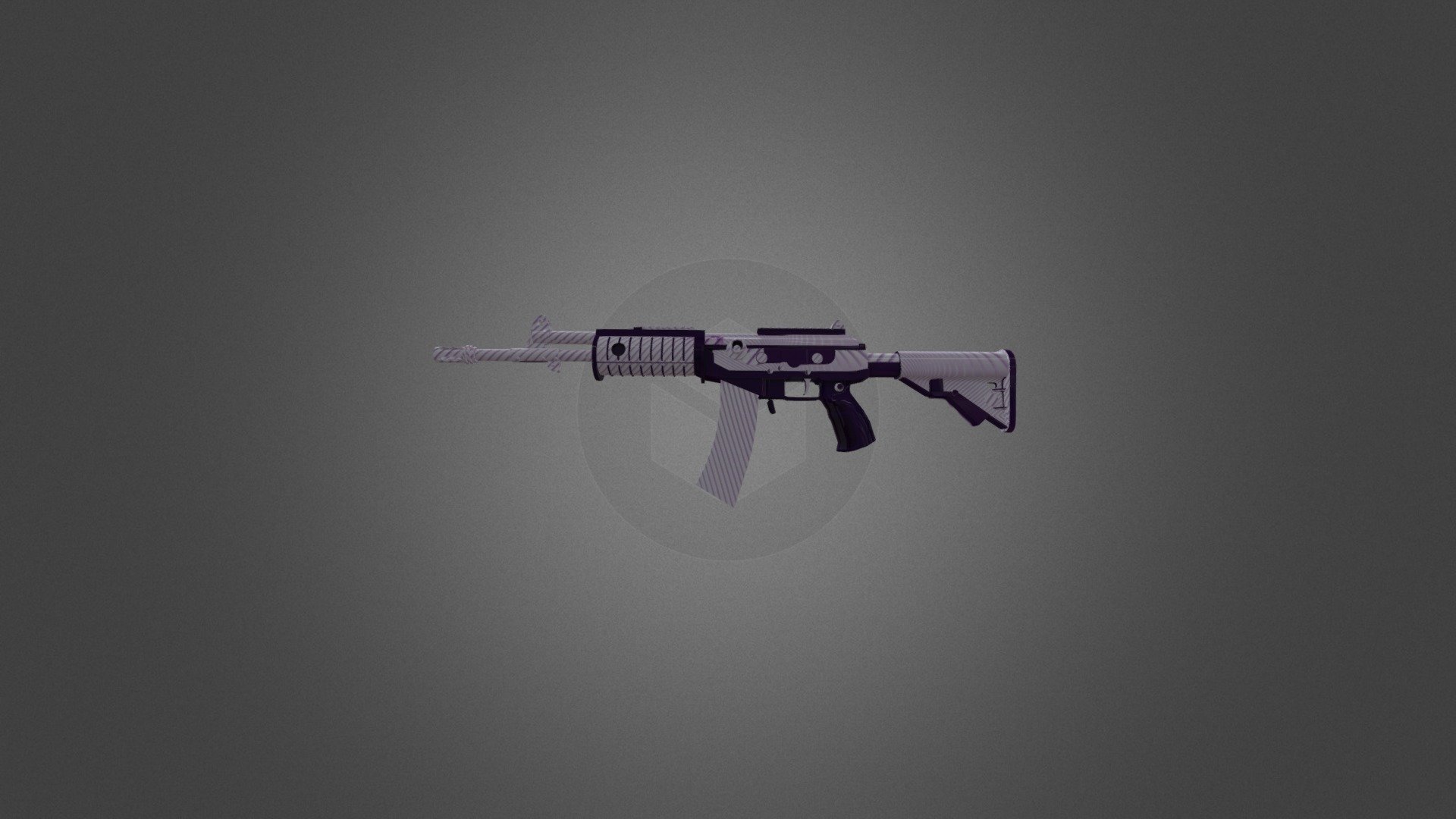 Galil Ar - Purple Wave - 3D model by James (@OliCS_) [b4f38cb] - Sketchfab