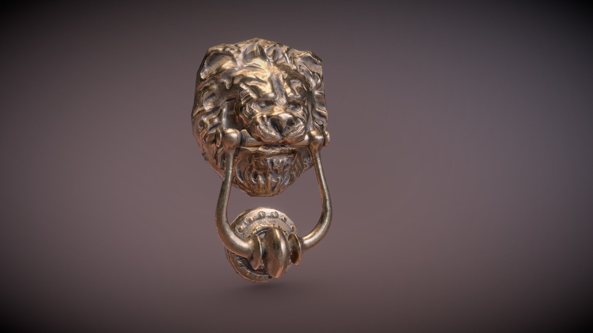 Georgian Lion Door Knocker