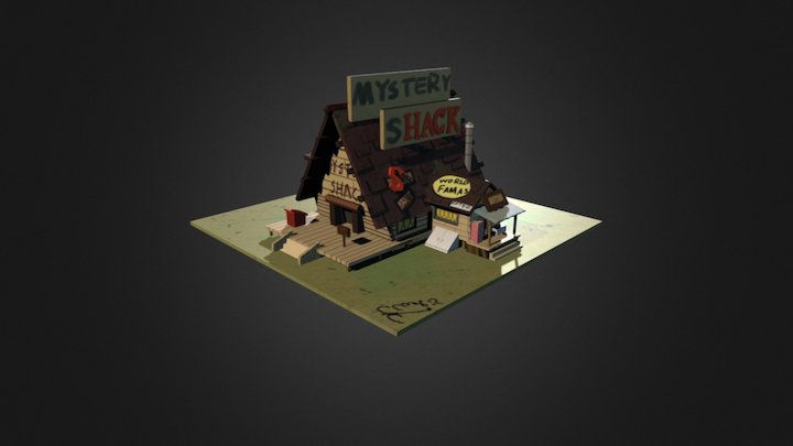 Mystery shack_數媒1a 3D Model