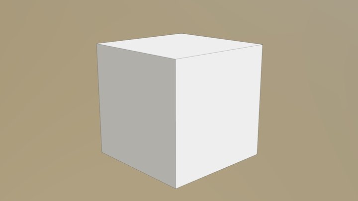 立方体 3D Model