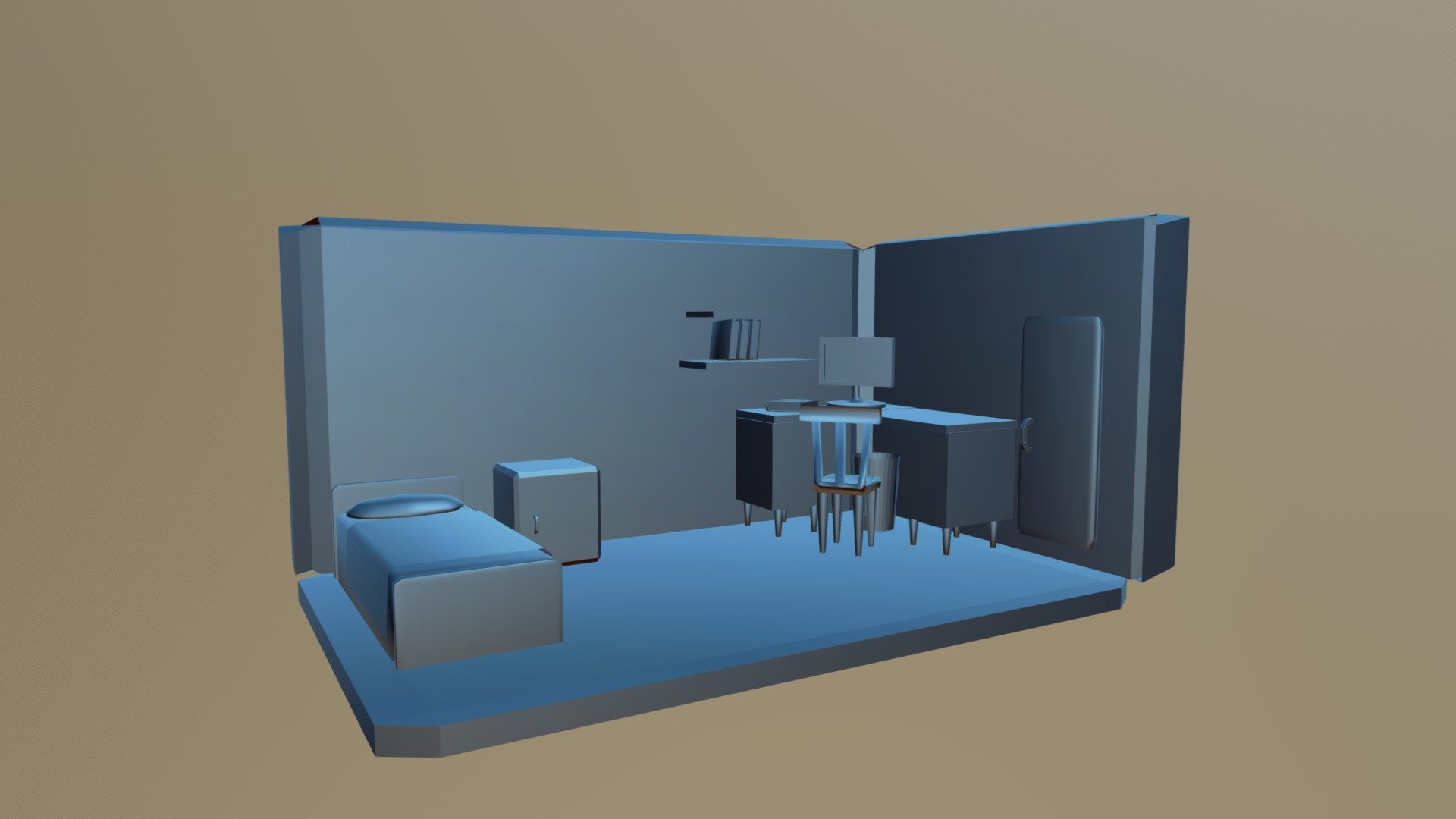 Interer - 3D model by korepanoff25 [b4f6814] - Sketchfab