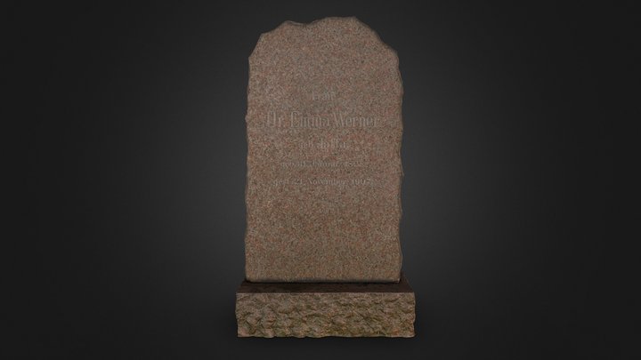 Dr. Emma Werner – matzevah 3D Model