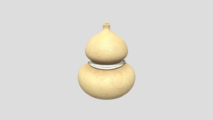 Gourd Bottle 3D Model