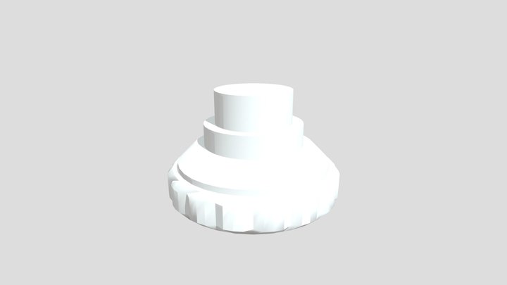 Performance Tip / Bottom - Beyblade Metal Fight 3D Model