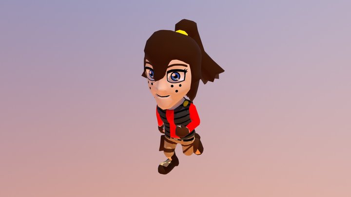 Abigail Sanford Game Character 3D Model