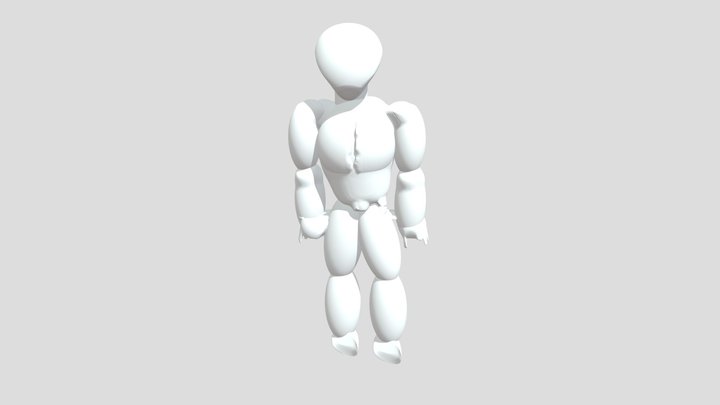 Base man/robot 3D Model
