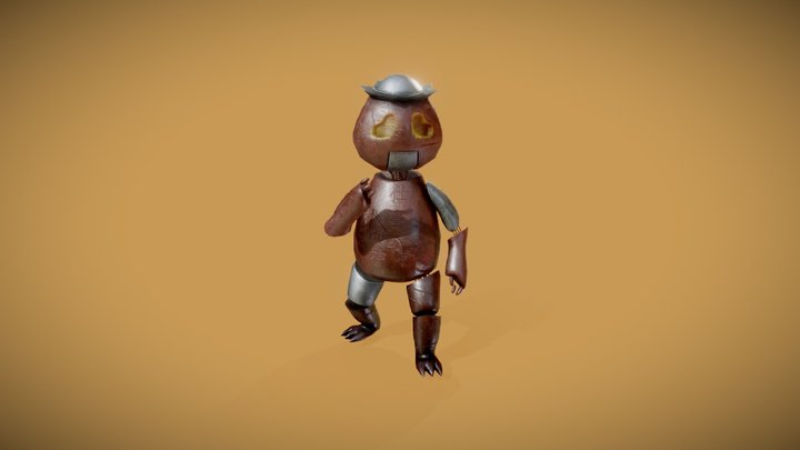 Yokai puppet 3D Model