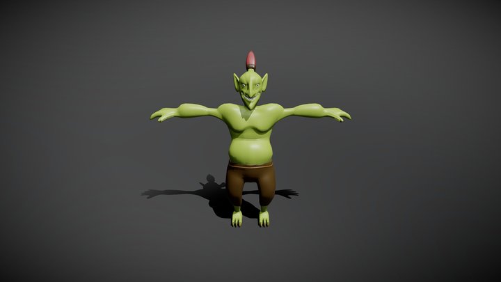 Goblin(Low Poly) 3D Model