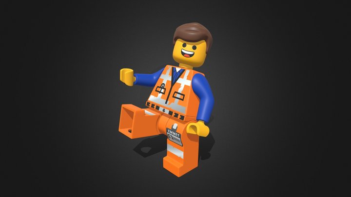Emmet from the LEGO movie 3D Model
