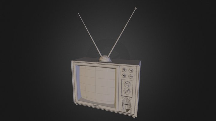 Tv Highpoly 3D Model