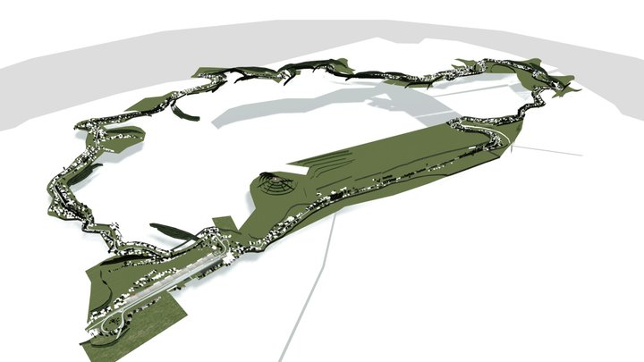 (READ DESCRIPTION) Nordschleife 1967 layout – Gratis 3D-model STL