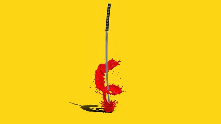 katana Hattori Hanzo 3D Model