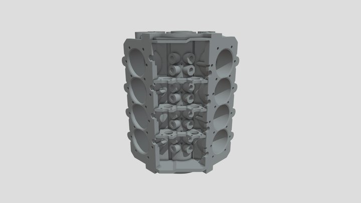 V8 Engine Block
