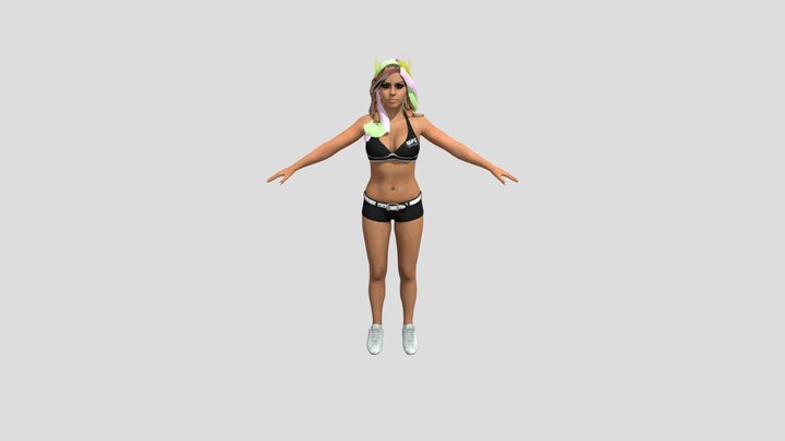 Lying Down 3D Model