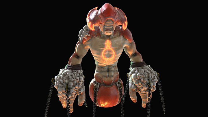 Demon Ritual 3D Model