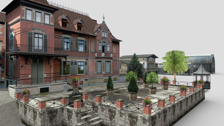 European Buildings Asset Pack 3 3D Model