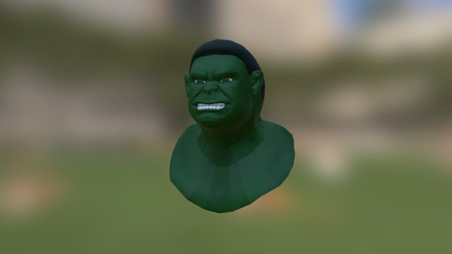 MMA_Bust Hulk 3D Model