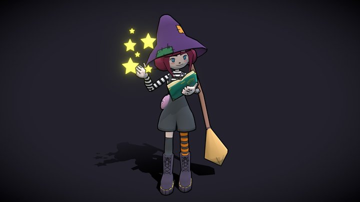 Lil' Pepper Witch 3D Model