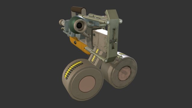 WIP Junk Gun 3D Model