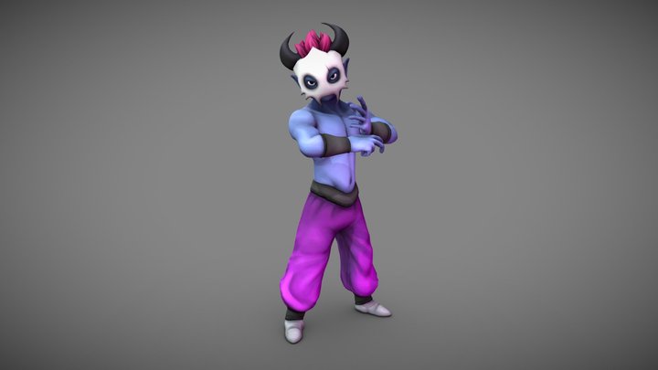 Game Character: Dillion 3D Model