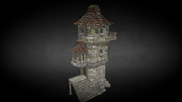 medieval tower 3D Model