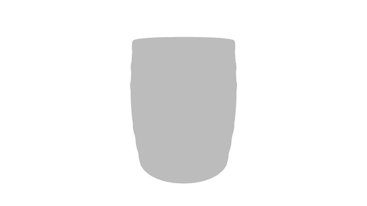 Wooden barrel 3D Model