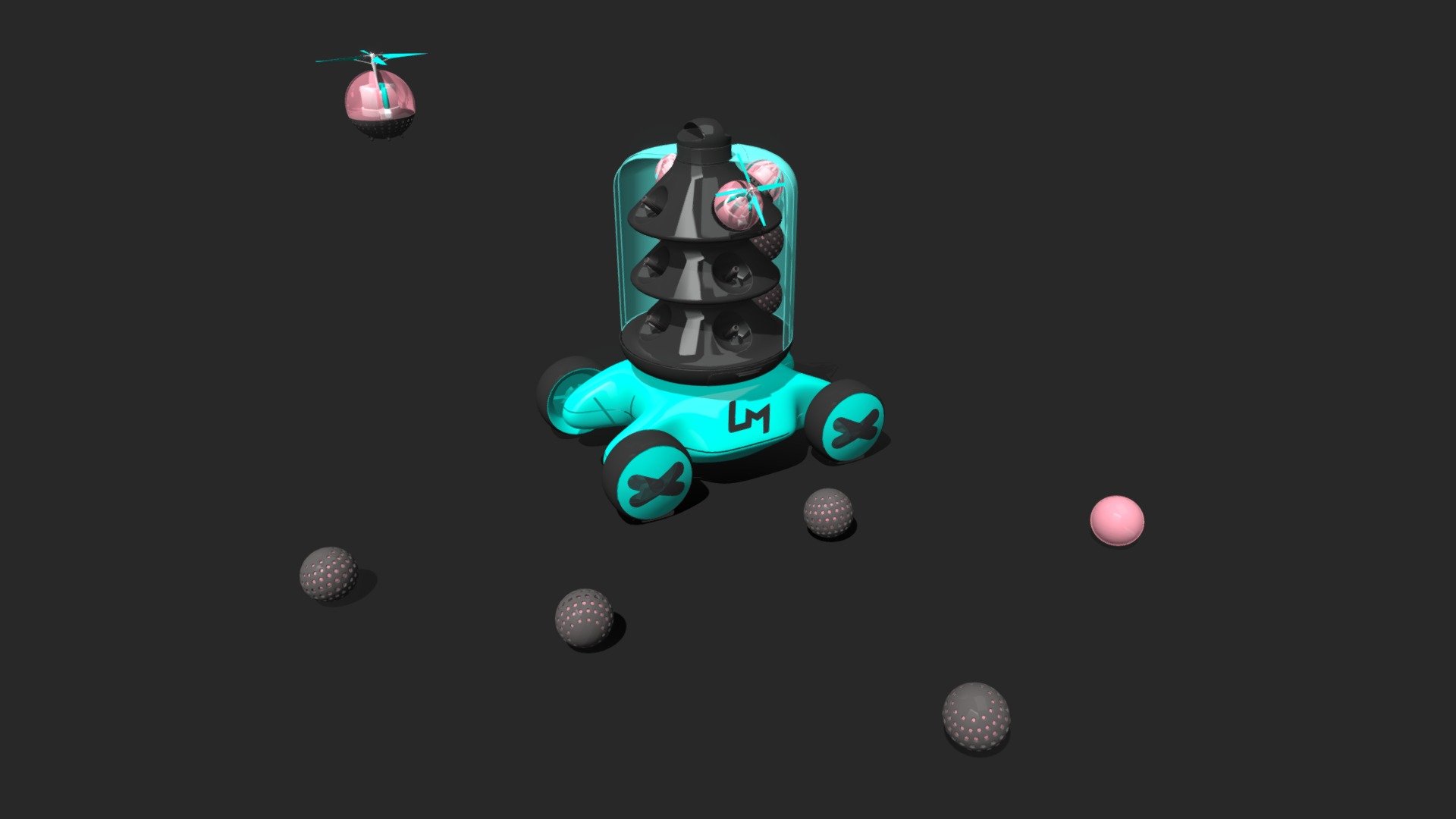 Mamoncillo. Cleaning robot service
