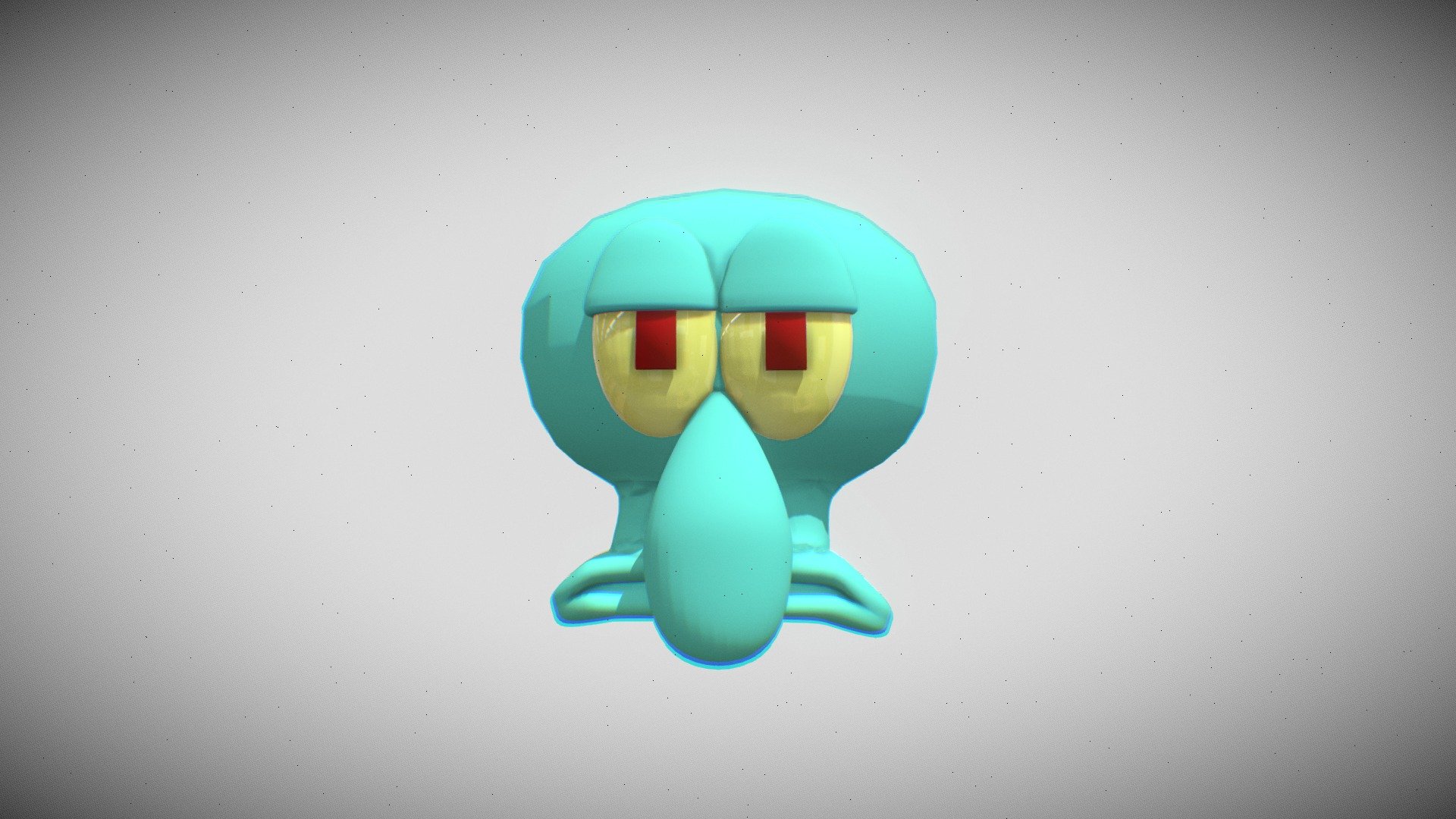 squidward calamardo (head) - Download Free 3D model by Crazy everyday ...