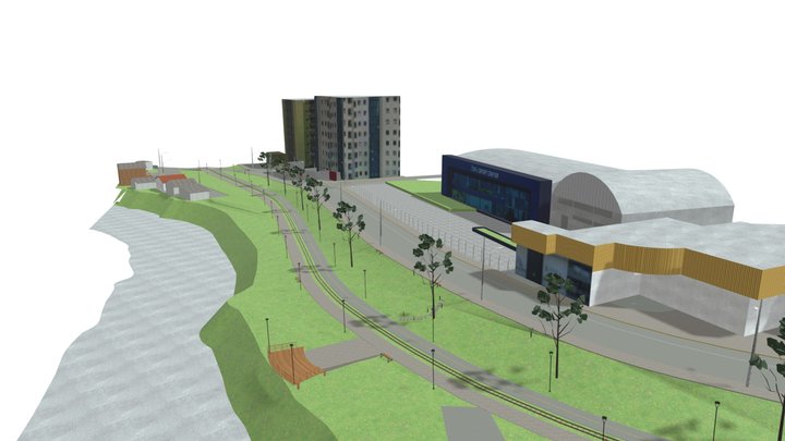 Parque Linear - Trecho 3 - Setor C 3D Model